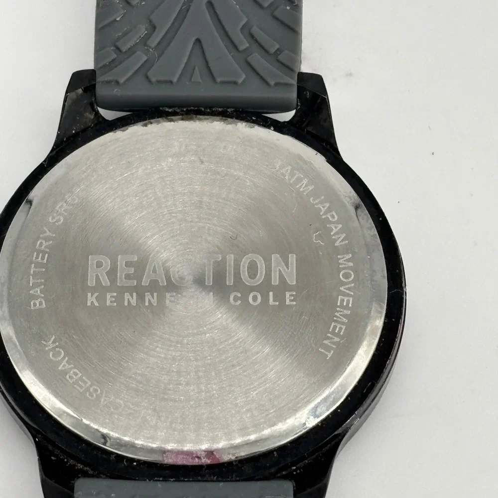 Kenneth Cole Reaction Watch Mens OS Black for‎ parts only 3ATM RK50522002